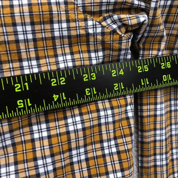 J. Crew Mens Shirt XL Long Sleeve Secret Wash Stretch Classic Plaid Button Down - Picture 6 of 9